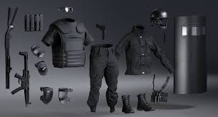 3d Uniform Swat Equipment Model Turbosquid 1470295 Swat Uniform Model