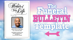Maybe you would like to learn more about one of these? A Homegoing Service Celebration Funeral Program Template Design Youtube