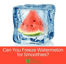 Simply wash, cut whole watermelons can be kept outside of the fridge, but they will need to be kept at a cooler temperature. Can You Freeze Watermelon For Smoothies Easy Healthy Smoothie
