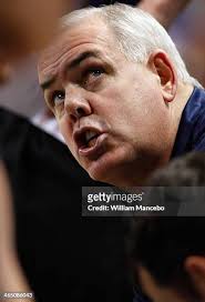 Drew Barham of the Gonzaga Bulldogs puts up a shot and falls to the... News  Photo