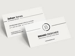 This business card template could be a great resource for people who are into creative media field. Minimal Business Card Template Psd Freebie Supply