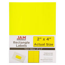 Templates for rectangular labels with square corners. Jam Paper Labels Mailing Address Labels Small Neon Fluorescent Green 30 Labels Per Page 120 Labels Total 1 X 2 5 8 Office School Supplies Labels Indexes Stamps