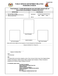 Maybe you would like to learn more about one of these? Fillable Online Public Service Department Malaysia Fax Email Print Pdffiller