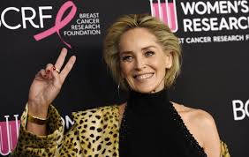 Sharon stone has arrived at the cannes film festival, and the star certainly had a fashion statement to make with a sensational blue dress. Actress Sharon Stone Criticizes Covid 19 Testing In Montana