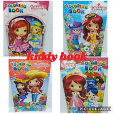 Strawberry shortcake is a cool animated film character originally used in greeting cards, but who was later extended to. Buku Mewarnai Strawberry Shortcake Rendom Gambar Shopee Indonesia