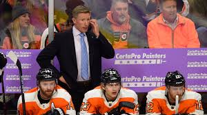 Dave hakstol (born july 30, 1968) is the current head coach for the university of north dakota fighting sioux hockey team. Reeling Flyers Fire Coach Dave Hakstol The New York Times