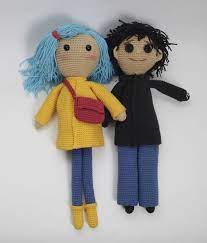 Coraline Dugme Goz Amigurumi Bebek Oyuncak 291442 Zet Com Coraline And Wybie Yarn Art Coraline