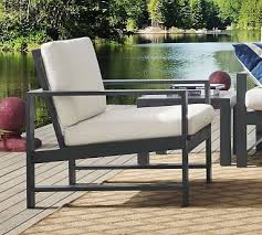 Indio Metal Lounge Chair Slate In 2020 Metal Lounge Chairs Outdoor Furniture Design Metal Outdoor Furniture