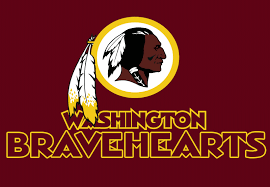 Today marks the start of a new chapter for the nfl and the washington franchise, beginning a new legacy that can be more inclusive for fans of all. Washington Redskins Renamed Washington Bravehearts Graphic Design Hero