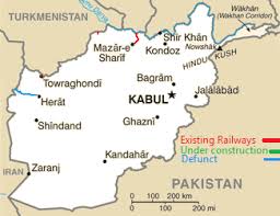 At least one rail track was built in the capital of kabul during the 1920s but was dismantled as afghan leaders resisted the railway age. Afghanistan Railway Lines Mapporn
