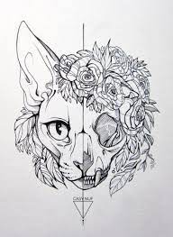 Trendy Drawing Tattoo Sketches Sketchbooks 64 Ideas Cat Tattoo Designs Disney Tattoos Cat Tattoo Small