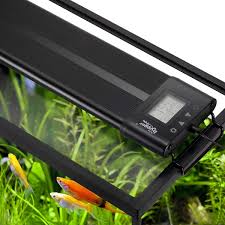 The light is on/off only and can be used with a wall timer. Buy Hygger Auto On Off 30 36 Inch Led Aquarium Light Extendable Dimable 7 Colors Full Spectrum Light Fixture For Freshwater Planted Tank Build In Timer Sunrise Sunset Online In Vietnam B086sv5xby