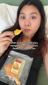 its so good, i can’t stop 😭 #mangos #traderjoes #snacks