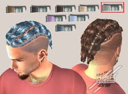 Add an option to your longhair styles: Second Life Marketplace Dq Male Cornrows Braids Short Grey Box