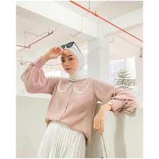 Blouse muslimah wanita baju muslim atasan murah cewek dewasa tunik terusan blus baju kaos lengan panjang pendek blush super hot sale terbaru 2. Harga Blouse Muslim Terbaik Atasan Muslim Wanita Fashion Muslim Juni 2021 Shopee Indonesia