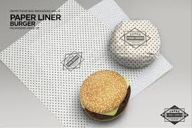 Burger Paper Liner Packaging Mockup Paper Liner Packaging Mockup Free Packaging Mockup
