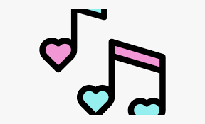 Purple clip art panda free images musicnotesheartclipart. Heart Music Notes Clipart Novocom Top