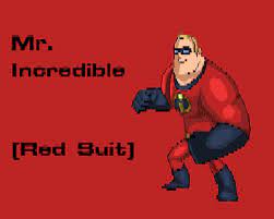 Incredible is a playable newcomer unlockable character in super smash flash, as the only character to represent the disney/pixar film, the incredibles. Mr Incredible Incredibles Suit Super Smash Flash 2006 Mods