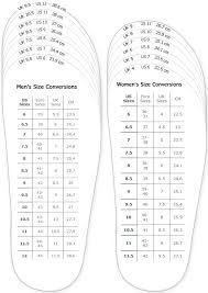 Crochet Patterns Women Shoes Measurement Chart For Printable