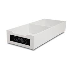 Thus the creation of these rolling underbed wood storage carts. Homz White Underbed Wood Storage W Chalkboard Label Front W Casters Reviews Wayfair