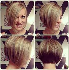 40 Cool And Contemporary Short Haircuts For Women Popular Haircuts Short Bob Haircuts Asymmetrical Bob Haircuts Line Bob Haircut