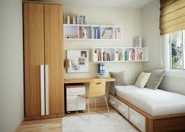 Simple Minimalist With Light Wood Finish Small Bedroom Hacks Small Room Decor Small Room Design