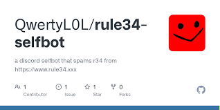 GitHub - QwertyL0L/rule34-selfbot: a discord selfbot that spams r34 from  https://www.rule34.xxx