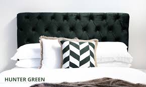 Maybe you would like to learn more about one of these? Container Door Ltd Kingston Velvet Tufted Headboard Hunter Green