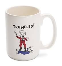 Rated 4.5 out of 5 stars. Funny Mug Made In Usa Hillary Being Trumpled By Trump 14 Oz Ceramic Coffee Mug Political Gifts And Sarcasm Buy Online In Dominica At Dominica Desertcart Com Productid 50853655