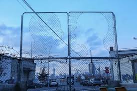 Openings within the fence that are 4 inches or smaller. New Site Specific Fence Installation Now On View Inside An Empty Greenpoint Lot Untapped New York