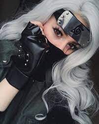 kakashi hatake by tag if you known cosplaygirls kakashi hatake face kakashi halloween girl