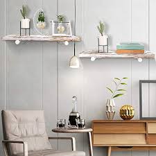 Used one for books near a settee and another as a bedside shelf shelves are hanging loosely from the wall in the span of 15 min. G Luck Rustic Floating Shelves Wood Floating Shelves Floating Wall Shelves Bathroom Shelves Kitchen Shelves Home Farmhouse Goals