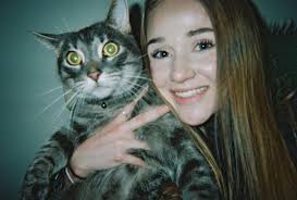 A Smokey Grey Cat is deceased at the front of Clonmore Apartments