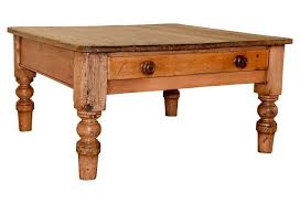 19th C English Pine Coffee Table 40x40 Coffee Table Pine Coffee Table Table