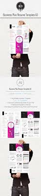 Business Plan Resume Template A3 Resume Design Creative Business Planning Resume Design