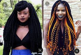 Trendy afro hair,wavy hair,straight hair,blond,brunette, black.hand painted.114 gorgeous hairstyles. Best Yarn Hairstyles This Winter Natural Sisters South African Hair Blog