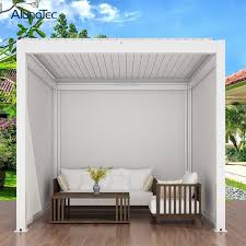 Eagle mouldings stocks many canvas and awning extrusions. Aluminum Gazebo Louvre Roof Freestanding Garden Pergola 3x3 3x4 Buy Garden Pergola Pergola Gazebo Aluminium Gazebo Product On Aluminum Pergola Alunotec
