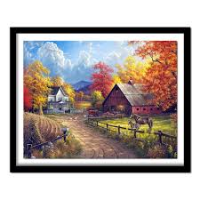 Scenery synonyms, scenery pronunciation, scenery translation, english dictionary definition of scenery. Buy Diamond Stitch Painting Farm Autumn Landscape Embroidery Natural Scenery European Home Decor At Affordable Prices Free Shipping Real Reviews With Photos Joom