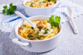 Season with salt and pepper. Delicious Meat And Potato Casserole Air Fryer