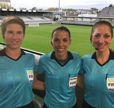 Stephanie Frappart Will Officiate The Women S U20 World Cup Final Ar S Are Michelle O Neill From Ireland Left And M Referee Football Referee World Cup Final