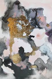 Original Painting Peach Gold And Black Abstract Watercolor Original Art Boho Art Abstract Art Watercolors Paintings Orig Abstract Abstract Watercolor Art