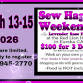 March Sew Happy Weekend with Lavender Rose Fabrics... event in Eureka, CA