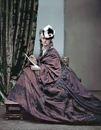 1857 countess castiglione as an eighteenth century marquise by pierre louis pierson (château compiègne, compiègne). Virginia Oldoini Countess De Castiglione And Mistress Of Napoleon Iii C 1860s Colorization