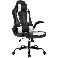 With all of the available products on the internet, finding the. Amazon Com Bestoffice Pc Gaming Chair Ergonomic Office Chair Desk Chair With Lumbar Support Flip Up Arms Headrest Pu Leather Executive High Back Computer Chair For Adults Women Men Black And White Furniture