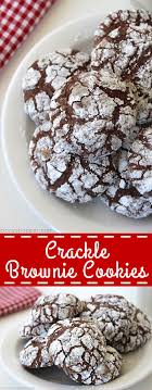 Give your next batch of sweets the holiday line a 9x9 brownie pan with parchment paper and spray with nonstick cooking spray. Crackle Brownie Cookies Cincyshopper