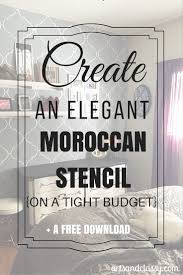 4.4 out of 5 stars. Makeover Edition How To Paint A Moroccan Stencil Accent Wall Arts And Classy