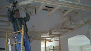 How To Frame Drop Box Ceilings Home Renovation Tips Dropped Ceiling Media Room Design Home Theater Installation