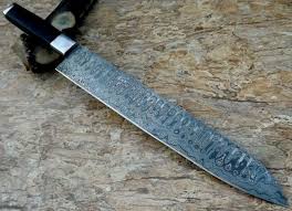 Damascus Knife Custom Handmade 17 Beautiful Big Micarta Handle Chef Knife Chef Knife Knife Micarta Handles