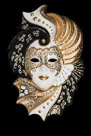 Venetian Mask Gold Clorinda Mascara De Veneza Carnaval De Veneza Carnaval