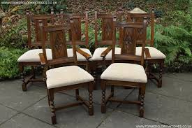 Six Old Charm Jaycee Light Oak Kitchen Table Dining Chairs For Sale In Uttoxeter Staffs Preloved